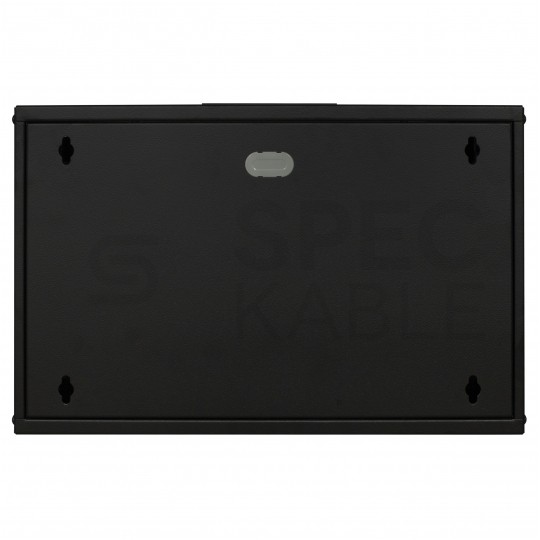 Szafa wisząca RACK 19" 7U 400mm drzwi szklane czarna SOHO-BOX MIRSAN