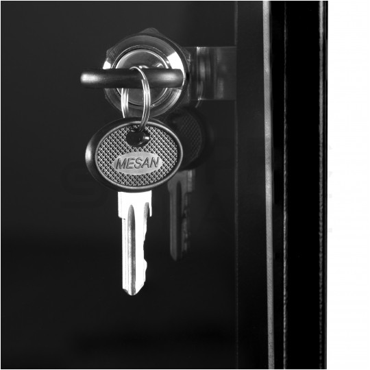 Szafa wisząca RACK 19" 7U 400mm drzwi szklane czarna SOHO-BOX MIRSAN