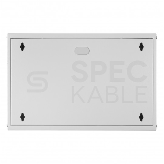 Szafa wisząca RACK 19" 7U 400mm drzwi szklane szara SOHO-BOX MIRSAN