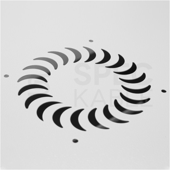 Szafa wisząca RACK 19" 7U 400mm drzwi szklane szara SOHO-BOX MIRSAN