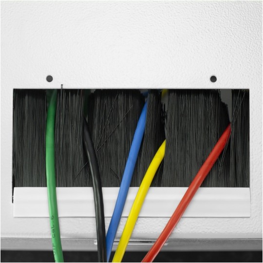 Szafa wisząca RACK 19" 7U 400mm drzwi szklane szara SOHO-BOX MIRSAN