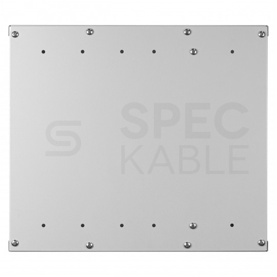 Szafa wisząca RACK 19" 7U 400mm drzwi szklane szara SOHO-BOX MIRSAN