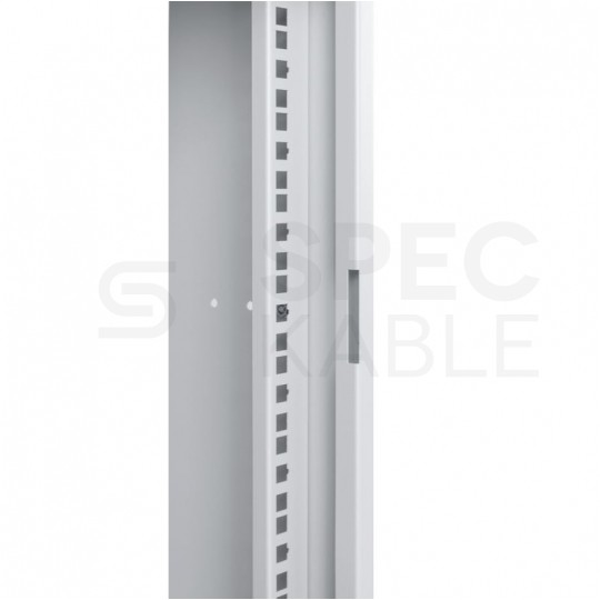 Szafa wisząca RACK 19" 9U 450mm drzwi pełne szara PRO