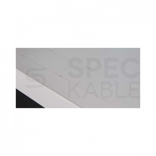 Szafa wisząca RACK 19" 9U 600mm drzwi szklane szara PRO