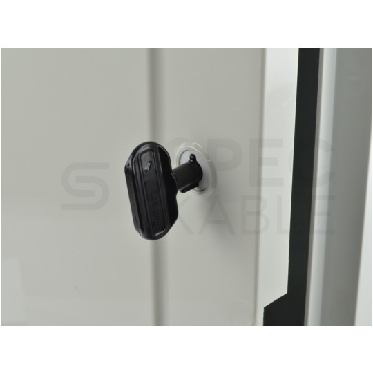 Szafka hermetyczna IP65 rozdzielnica plastikowa 310x410x230mm z płytą montażową szara nieprzezroczysta