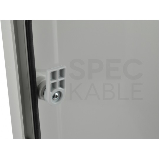 Szafka hermetyczna IP65 rozdzielnica plastikowa 310x410x230mm z płytą montażową szara nieprzezroczysta