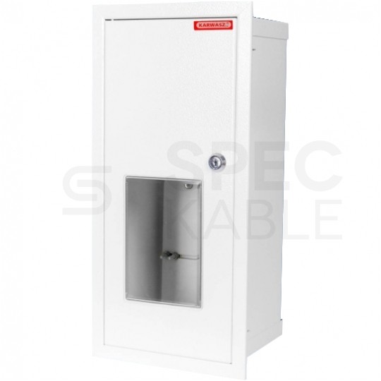 Szafka licznikowa podtynkowa 1+5mod 425x205x165mm IP30 biała KARWASZ