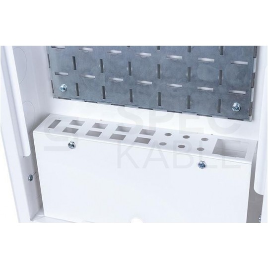 Szafka multimedialna lokalowa 340x400x75mm biała podtynkowa