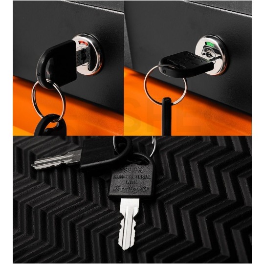 Szafka na narzędzia wózek warsztatowy pusty 5 szuflad 825x460x680mm NEO 84-214