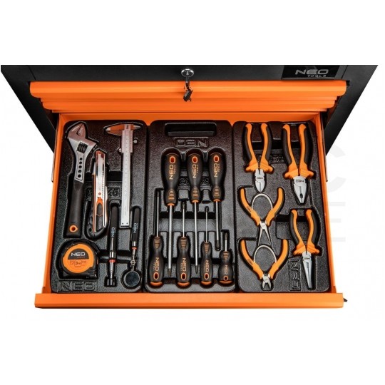 Szafka na narzędzia wózek warsztatowy pusty 6 szuflad 1030x460x680mm NEO 84-221