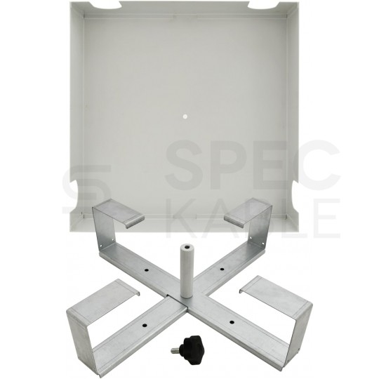 Szafka obudowa zapasu kabla ze stelażem 400x400x105 mm AWO644