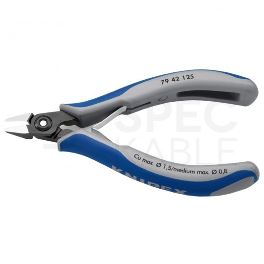 Szczypce boczne tnące dla elektroników 125mm precyzyjne KNIPEX 79 42 125
