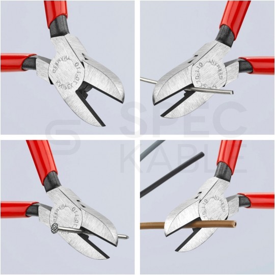 Szczypce boczne tnące uniwersalne 110mm fosforanowane powlekane KNIPEX 70 01 110