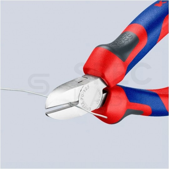 Szczypce boczne tnące uniwersalne 125mm chromowane KNIPEX 70 05 125