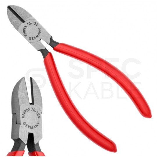 Szczypce boczne tnące uniwersalne 125mm fosforanowane powlekane KNIPEX 70 01 125