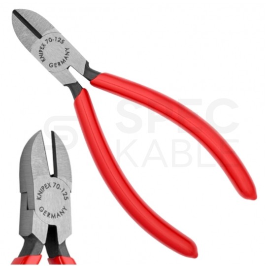 Szczypce boczne tnące uniwersalne 125mm fosforanowane powlekane KNIPEX 70 01 125