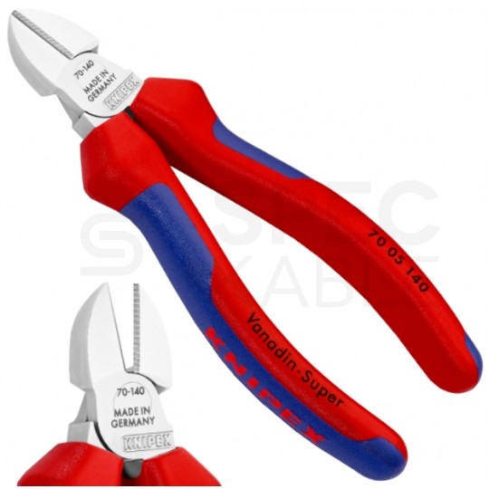 Szczypce boczne tnące uniwersalne 140mm chromowane KNIPEX 70 05 140