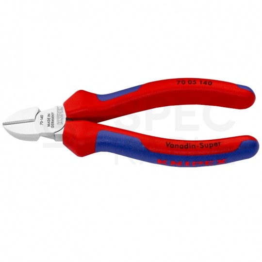Szczypce boczne tnące uniwersalne 140mm chromowane KNIPEX 70 05 140