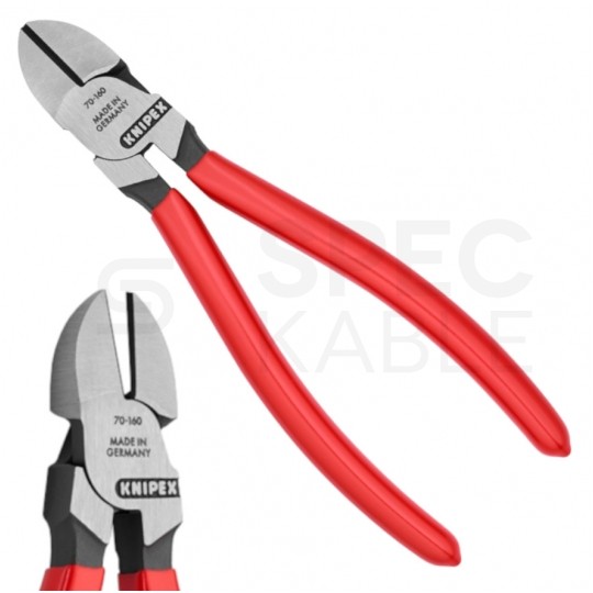 Szczypce boczne tnące uniwersalne 160mm fosforanowane powlekane KNIPEX 70 01 160