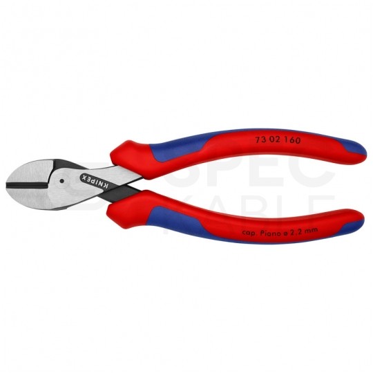 Szczypce boczne tnące X-CUT 160mm z wysokim przełożeniem elektryka KNIPEX 73 02 160