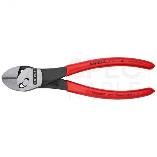Szczypce boczne tnące ze zwiększonym przełożeniem 180mm KNIPEX 73 71 180