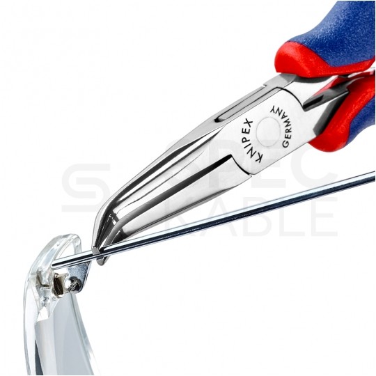 Szczypce chwytające wydłużne 145mm półokrągłe zagięte KNIPEX 35 82 145