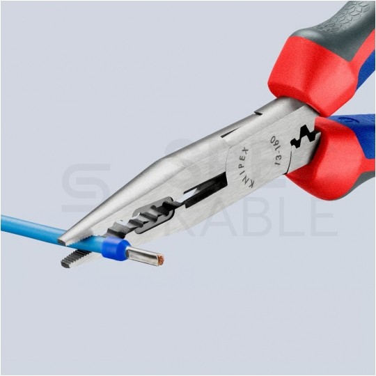 Szczypce chwytające wydłużne 160mm półokrągłe KNIPEX 13 02 160