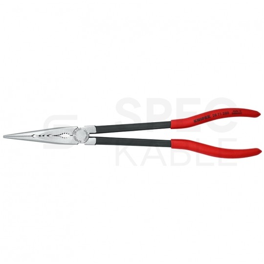 Szczypce chwytające wydłużne 280mm płaskie montażowe z profilem poprzecznym KNIPEX 28 71 280