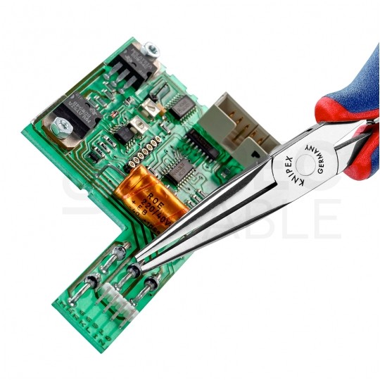 Szczypce chwytające wydłużone 145mm półokrągłe proste KNIPEX 35 62 145