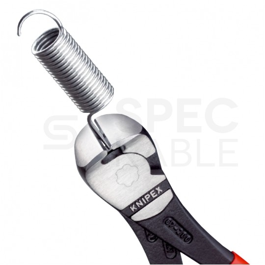 Szczypce czołowe tnące 160mm chromowane ze zwiekszonym przełożeniem KNIPEX 67 05 160