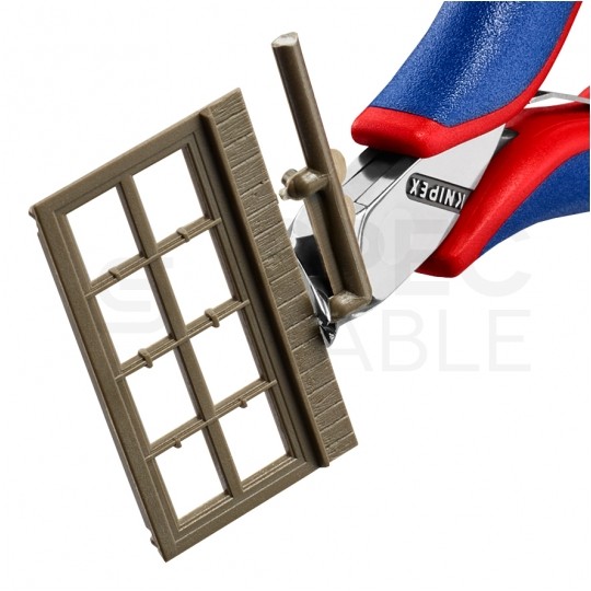 Szczypce czołowe tnące dla elektroników 115mm 27° precyzyjne dla elektroników KNIPEX 64 52 115