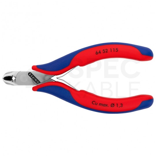 Szczypce czołowe tnące dla elektroników 115mm 27° precyzyjne dla elektroników KNIPEX 64 52 115