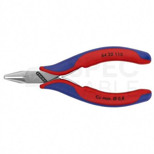 Szczypce czołowe tnące dla elektroników 115mm precyzyjne dla elektroników KNIPEX 64 22 115