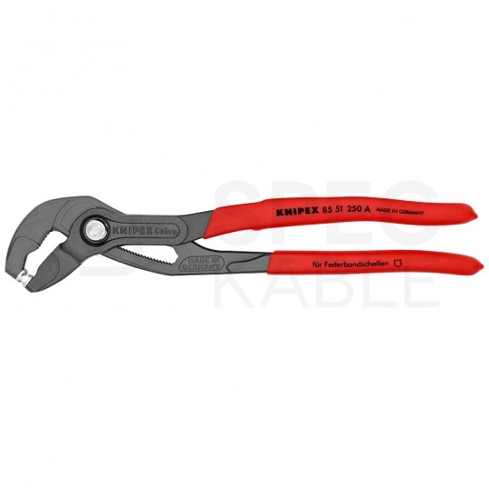 Szczypce do opasek zaciskowych z taśmy sprężynowej 250mm KNIPEX 85 51 250 A