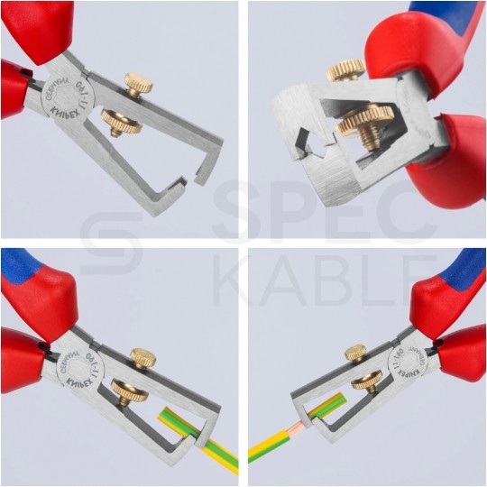 Szczypce do ściągania izolacji 160mm KNIPEX 11 12 160