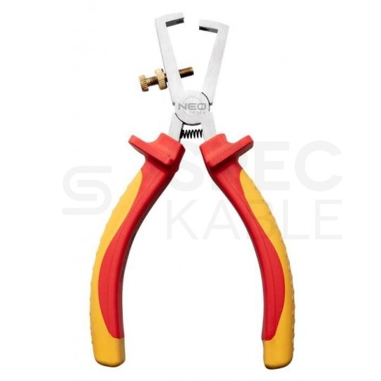 Szczypce do ściągania izolacji 160mm z regulacją izolowane 1kV dla elektryka NEO 01-245