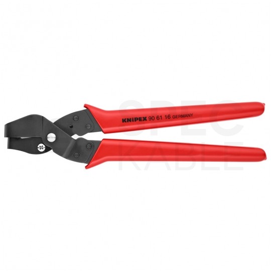 Szczypce do wykrawania otworów w listwach maskownicach korytkach z tworzywa sztucznego 16x32mm KNIPEX 90 61 16