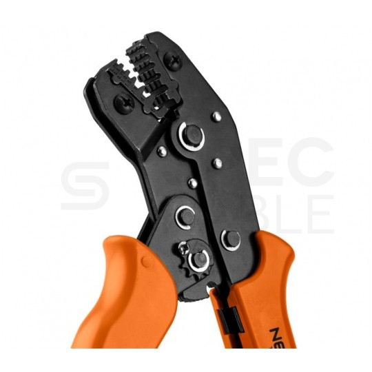 Szczypce do zaciskania końcówek kablowych tulejkowych 0,25-6mm2 195mm NEO 01-544
