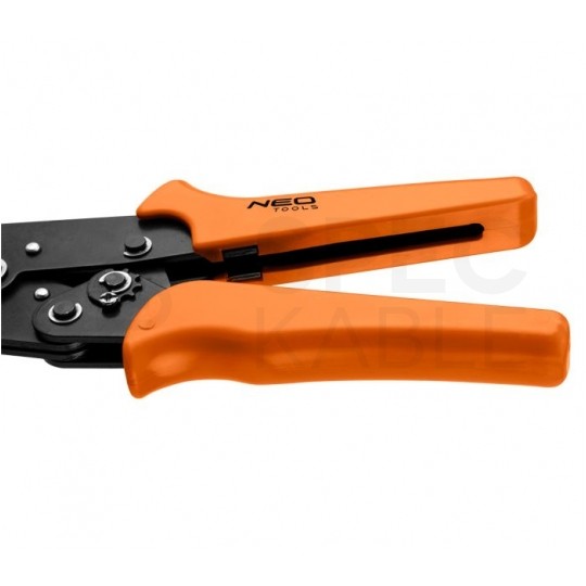 Szczypce do zaciskania końcówek kablowych tulejkowych 0,25-6mm2 195mm NEO 01-544