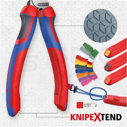 Szczypce do zaciskania tulejek kablowych 0,25-16mm2 KNIPEX 97 72 180