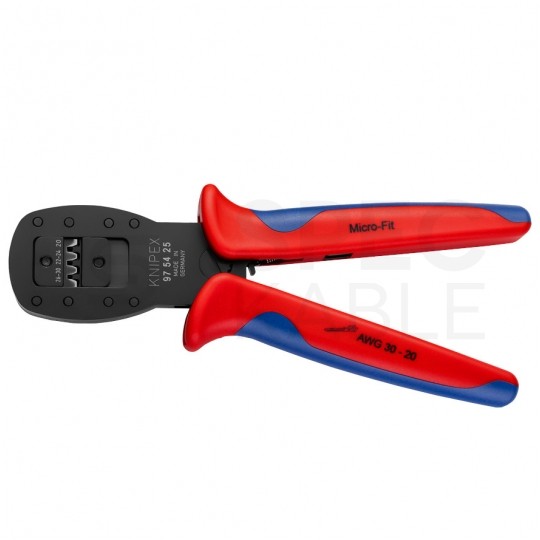 Szczypce do zagniatania równoległego złączy wtyków miniaturowych Micro-Fit Molex LCC KNIPEX 97 54 25