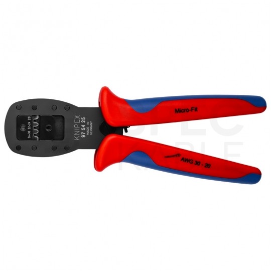 Szczypce do zagniatania równoległego złączy wtyków miniaturowych Micro-Fit Molex LCC KNIPEX 97 54 25