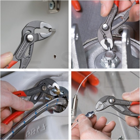 Szczypce nastawne Cobra 125mm klucz do rur i armatury KNIPEX 87 01 125