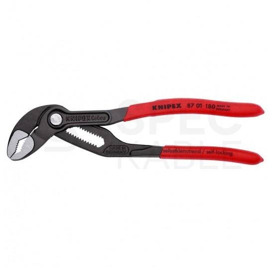 Szczypce nastawne Cobra 180mm klucz do rur i armatury KNIPEX 87 01 180