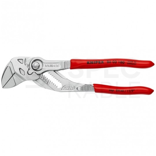Szczypce nastawne uniwersalne 180mm chromowane Klucz do śrub, nakrętek i armatury KNIPEX 86 03 180