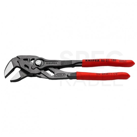 Szczypce nastawne uniwersalne 180mm fosforanowane Klucz do śrub, nakrętek i armatury KNIPEX 86 01 180