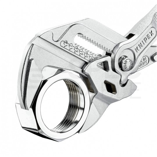 Szczypce nastawne uniwersalne 250mm chromowane izolowane VDE 1kV Klucz do śrub, nakrętek i armatury KNIPEX 86 06 250