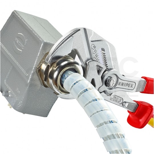 Szczypce nastawne uniwersalne 250mm chromowane izolowane VDE 1kV Klucz do śrub, nakrętek i armatury KNIPEX 86 06 250