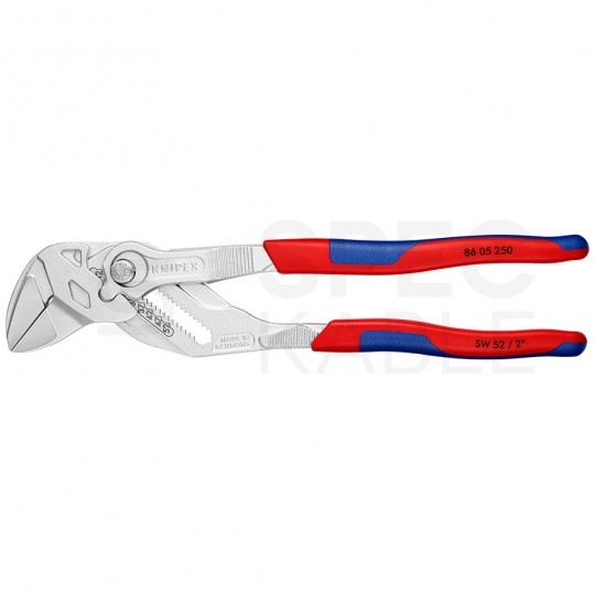 Szczypce nastawne uniwersalne 250mm chromowane Klucz do śrub, nakrętek i armatury KNIPEX 86 05 250