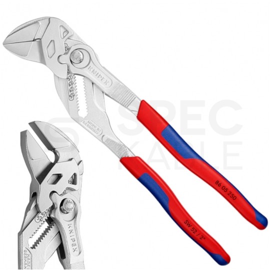 Szczypce nastawne uniwersalne 250mm chromowane Klucz do śrub, nakrętek i armatury KNIPEX 86 05 250